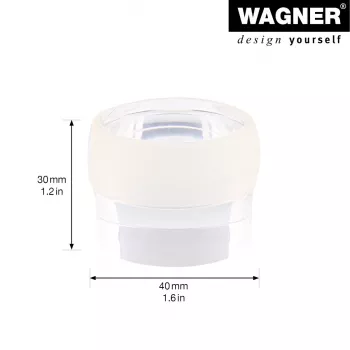 Wagner Design Yourself EH 5222 permatomas lipnus durų stabdiklis, 40 mm skersmens, 22 mm aukščio 15522211