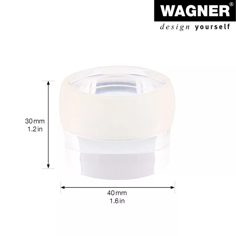 Wagner Design Yourself EH 5222 permatomas lipnus durų stabdiklis, 40 mm skersmens, 22 mm aukščio 15522211