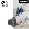Wagner design yourself TULIP drabužių kablys, 1 kablys, juodas, cinko lydinio liejimas, milteliniu būdu padengtas, tvirtinamas varžtais 17030221