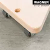 Wagner design yourself Transport Roller MM 1313 beržo 140 x 140 x 43 mm, 100 kg apkrova, 4 pasukamosios ratukės 20131301