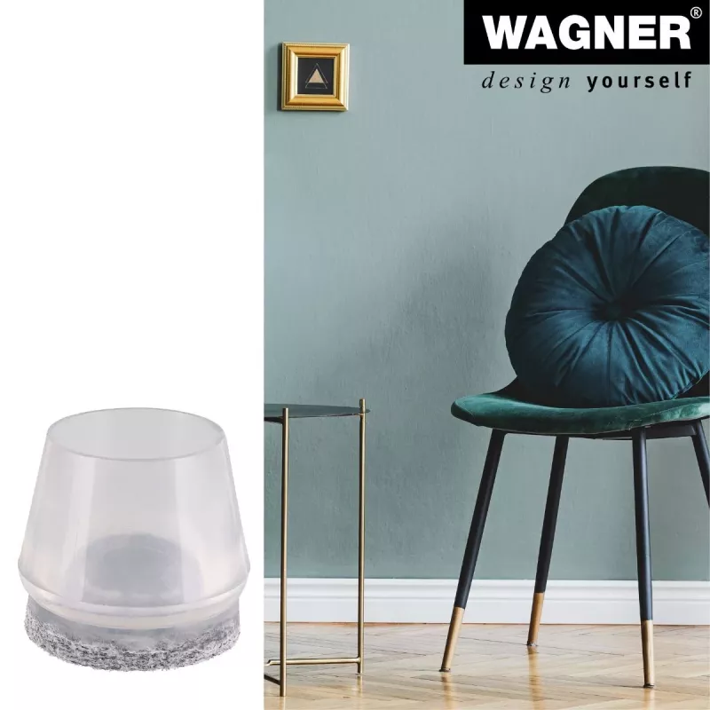 Wagner design yourself EH 0564 kėdės kojelių antgaliai, plastikiniai, Ø 2,2-2,8 cm, 4 vnt. (15056499)
