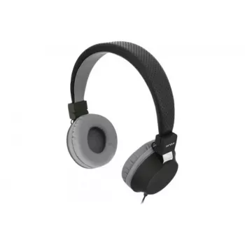 EXERTIS CONNECT Campus BE COLOR stereofoninės ausinės su 3,5 mm jack kištuku, juodos/pilkos (059963)