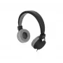 EXERTIS CONNECT Campus BE COLOR stereofoninės ausinės su 3,5 mm jack kištuku, juodos/pilkos (059963)