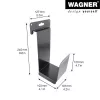 Wagner design yourself sieninis laikiklis WH 2089 juodas (15208901)