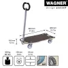 Wagner design yourself STAR CARRIER ištraukiama platforminė vežimėlis MM 1187 rudos spalvos 300 kg 20118701