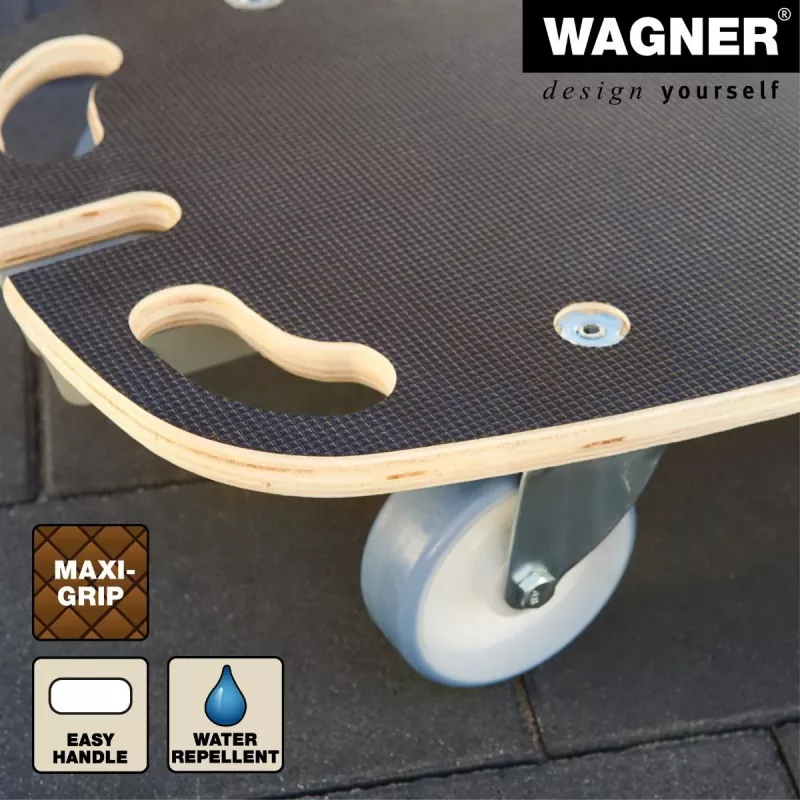 Wagner design yourself STAR CARRIER ištraukiama platforminė vežimėlis MM 1187 rudos spalvos 300 kg 20118701