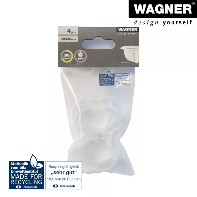 Wagner design yourself EH 2135 kampų apsauga iš plastiko Ø 3,5 cm, 4 vnt. (15213599)