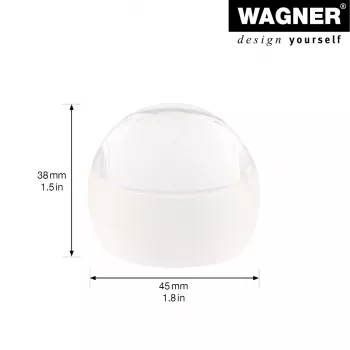 Wagner design yourself EH 5220 durų stabdiklis iš plastiko, permatomas