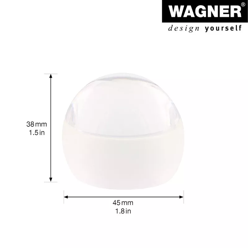 Wagner design yourself EH 5220 durų stabdiklis iš plastiko, permatomas