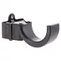 Wagner design yourself drabužių kabykla WH 2097 su 1 kabliu, juoda, 1 vnt.