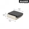 Wagner design yourself EH 5159 sieninis durų stabdiklis (priveržiamas arba priklijuojamas), cinko lydinys ir guma (15515911)