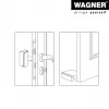 Wagner design yourself EH 5159 sieninis durų stabdiklis (priveržiamas arba priklijuojamas), cinko lydinys ir guma (15515911)