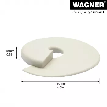 Wagner Design Yourself EH 6979 durų stabdiklis, plastikinis, baltas, savaiminio klijavimo 15697901