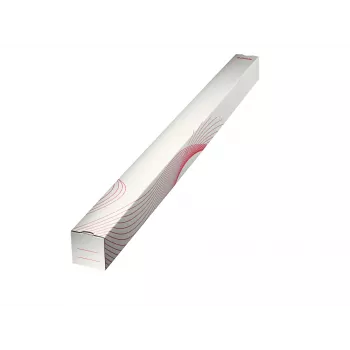LEITZ Esselte kvadratiniai sulankstomi kartoniniai vamzdeliai 75 x 75 mm, 1100 mm ilgio, gofruoti, sukraunami, skirti pašto siuntimui ir archyvavimui, 10 vienetų (20958)