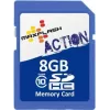 MEMORYSOLUTION MAXFLASH 8GB Action SDHC kortelė Class 10, mažmeninė pakuotė SD8GHCCL10M-R