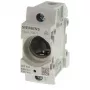 Siemens 5SG17021 D02 vienpolė 63A saugiklių bazė, 400V AC, varžtinė montavimas, pilka