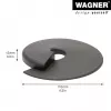 Wagner design yourself EH 6981 durų stabdiklis, lipnus, permatomas, TPE, 38 mm skersmuo, 22 mm aukštis 15698101