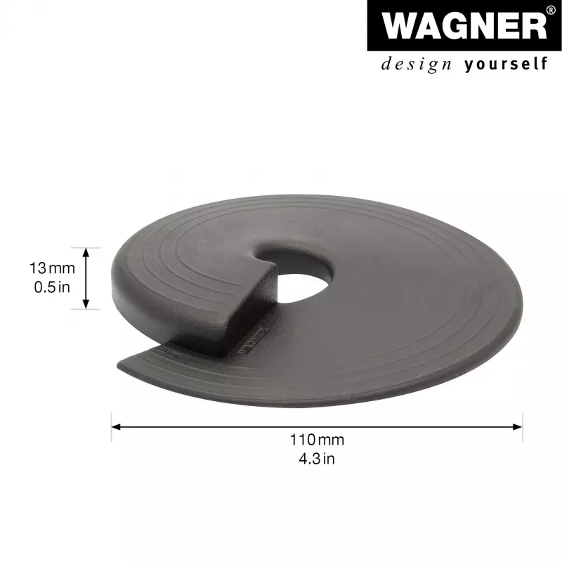 Wagner design yourself EH 6981 durų stabdiklis, lipnus, permatomas, TPE, 38 mm skersmuo, 22 mm aukštis 15698101