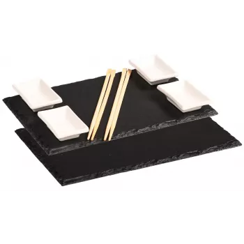 Kesper akacijos medienos patiekimo lėkščių rinkinys, 2 vnt., 30 x 15 x 1,5 cm, natūraliai aliejuotas