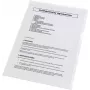 LEITZ Esselte Standard Plus A4 dokumentų kišenės, 100 vnt., permatomos, polipropilenas 56218