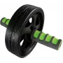 SCHILDKROT AB Roller / pilvo treniruoklis, juodas/žalias, dvigubas ratukas, 185 mm skersmens, 45 mm pločio 960045