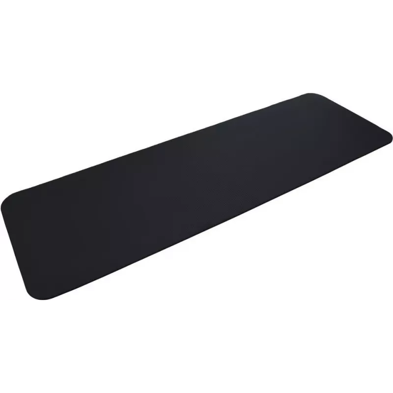 SCHILDKROT Fitness kilimėlis 15 mm juodas neslystantis NBR 183x61 cm su nešiojimo dirželiu 960160