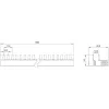 SIEMENS 5ST37730 Kištukinė šynelė 10mm² 3P+N 1000mm