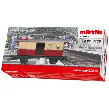 Märklin 4108 H0 2 klasės keleivinis vagonas su sijonais DB III–IV epocha