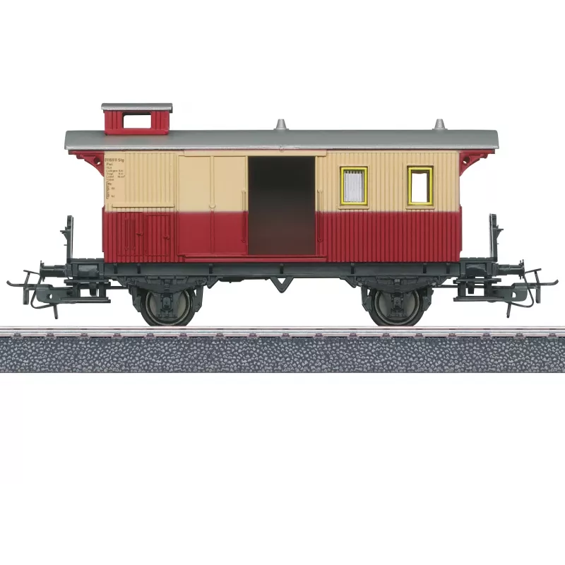 Märklin 4108 H0 2 klasės keleivinis vagonas su sijonais DB III–IV epocha