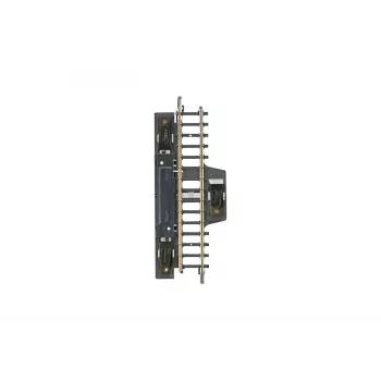 Märklin 8589 tiesus perjungimo bėgis Z mastelio geležinkeliui, juodas/geltonas