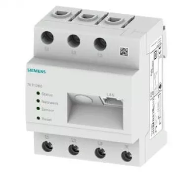 Siemens 7KT1260 skaitmeninis laikmatis, 1 kanalo, dienos/savaitės programa, DIN bėgelis, 230 V AC
