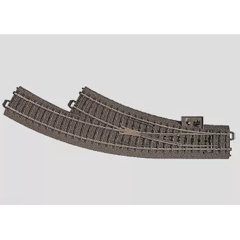 Märklin 24672 HO C-Track lenkta bėgių atkarpa R2 30° (12 vnt. ratui)