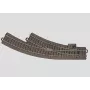 Märklin 24672 HO C-Track lenkta bėgių atkarpa R2 30° (12 vnt. ratui)
