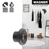 Wagner design yourself DOT GH 0201 sieninis kabliukas, juodas, 1 kabliukas, tvirtinamas varžtais, plastikinis 17020121
