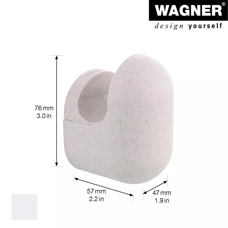 Wagner design yourself PILL drabužių kabykla pilkos spalvos 1 kablys 17041421