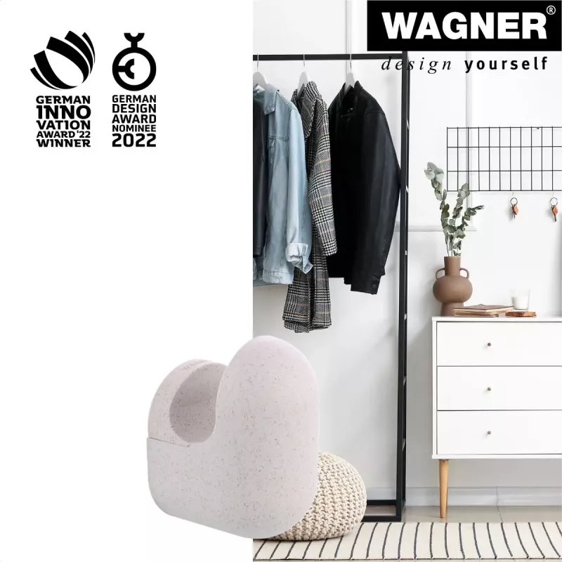 Wagner design yourself PILL drabužių kabykla pilkos spalvos 1 kablys 17041421