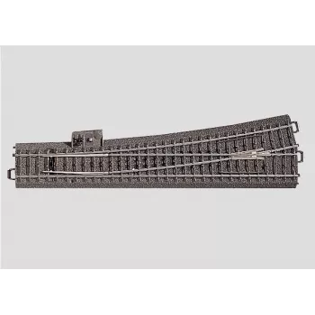 Märklin H0 C-Track plonas kairysis iešmas su pylimu, 236,1 mm, rankinis, AC 24711