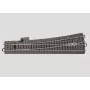 Märklin H0 C-Track plonas kairysis iešmas su pylimu, 236,1 mm, rankinis, AC 24711