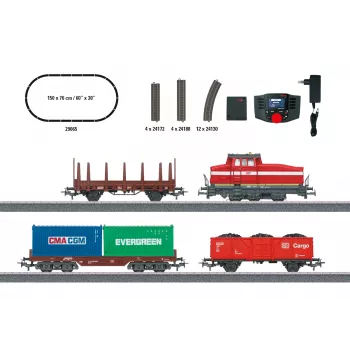 Märklin 29065 H0 skaitmeninis starterio rinkinys „Modern Shunting Operation“ su DHG 500