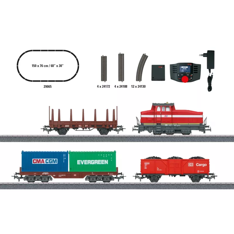 Märklin 29065 H0 skaitmeninis starterio rinkinys „Modern Shunting Operation“ su DHG 500