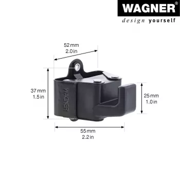 Wagner design yourself WH 2098 vienas kablys juodas, 2 vnt. (15209802)