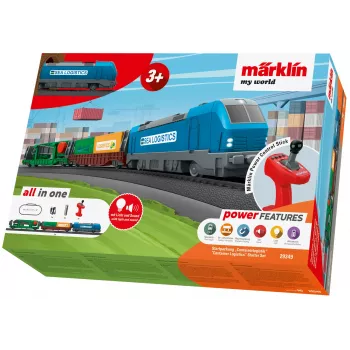 Märklin 29349 H0 startinis rinkinys „Container Logistics“ su 232 klasės dyzeliniu lokomotyvu ir 3 konteinerių platformomis