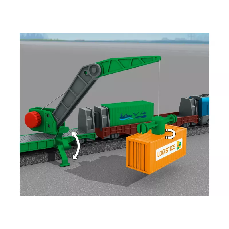 Märklin 29349 H0 startinis rinkinys „Container Logistics“ su 232 klasės dyzeliniu lokomotyvu ir 3 konteinerių platformomis