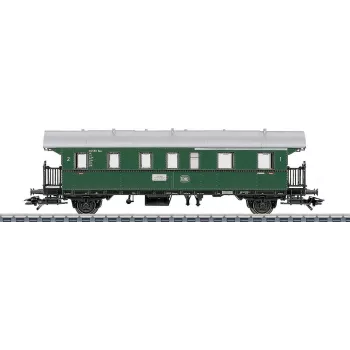 Märklin 4313 H0 greitasis traukinio vagonas Büm 234 2 klasės DB IV epocha vandenyno mėlyna/ smėlio spalvos