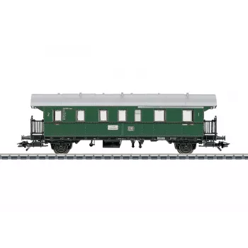 Märklin 4313 H0 greitasis traukinio vagonas Büm 234 2 klasės DB IV epocha vandenyno mėlyna/ smėlio spalvos