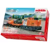 Märklin Start up 029296 H0 starterio komplektas Komunalinė tarnyba su dyzeliniu manevriniu lokomotyvu ir 2 savivarčiais vagonais
