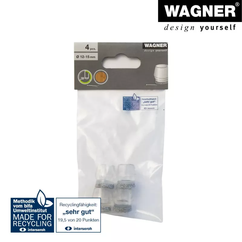 Wagner design yourself EH 0555 kėdės kojelių antgaliai plastikiniai Ø 14-17 mm, 4 vnt. (15055599)