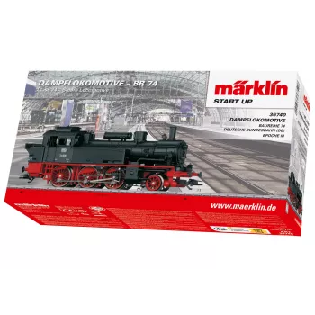 Märklin 36740 HO mastelio dyzelinis lokomotyvas DB Class 212 (V 100) juodas/raudonas su mfx+ skaitmeniniu garsu