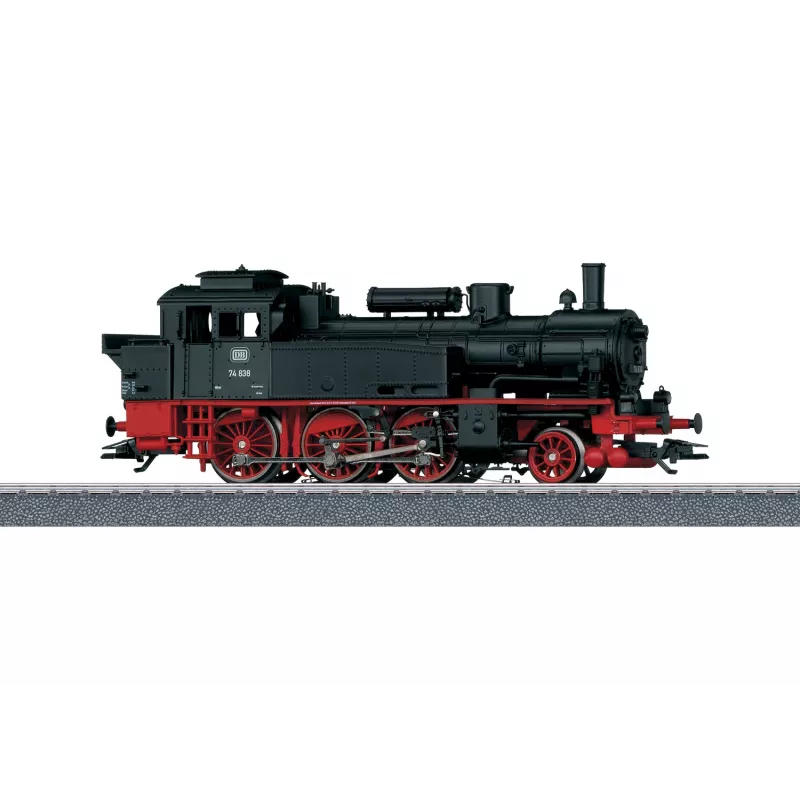 Märklin 36740 HO mastelio dyzelinis lokomotyvas DB Class 212 (V 100) juodas/raudonas su mfx+ skaitmeniniu garsu