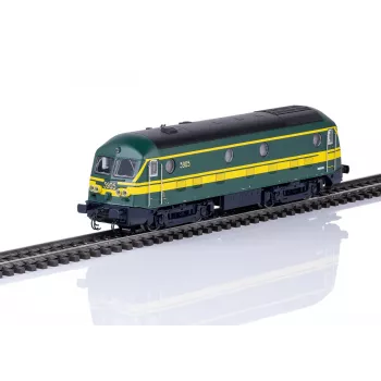 Märklin 37279 H0 SNCB 59 serijos dyzelinis lokomotyvas su mfx+ dekoderiu ir LED apšvietimu